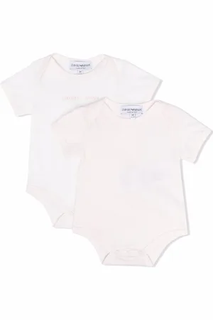 Emporio Armani Strampler-Set mit Logo-Print
