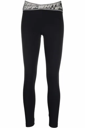 OFF-WHITE Leggings mit Logo-Bund