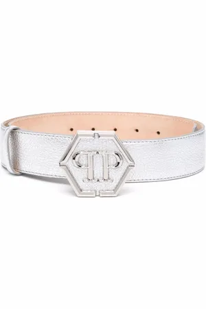 Philipp Plein Gürtel in Metallic-Optik