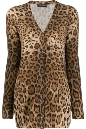 Dolce & Gabbana Cardigan mit Leoparden-Print