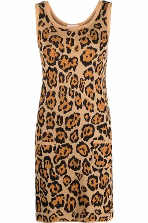 Dior 2010 Strickkleid mit Animalmuster