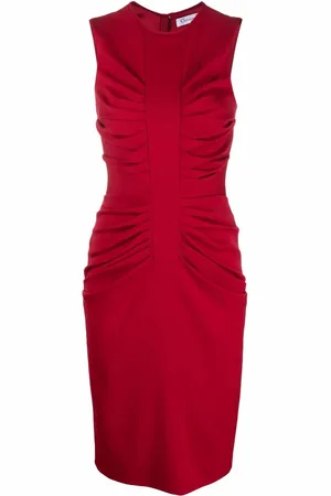 Dior 2010 schmales Kleid mit Raffungen