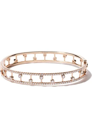 De Beers 18kt Dewdrop Rotgoldarmreif mit Diamant