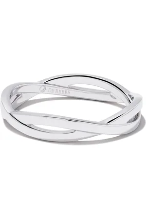 De Beers 18kt Infinity Weißgoldring