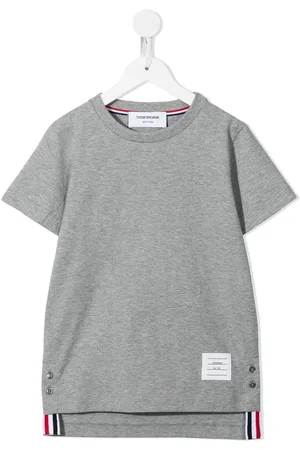 Thom Browne Kurzärmeliges Jerseyhemd