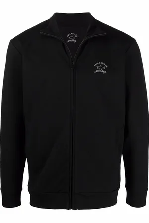 Paul & Shark Sweatshirtjacke mit Logo-Print