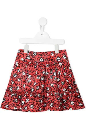 Marc Jacobs Ausgestellter Rock mit Leo-Print