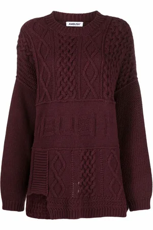AMBUSH Pullover mit Zopfmuster