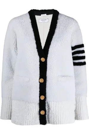 Thom Browne Cardigan mit vier Streifen