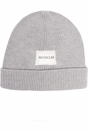 Moncler Mütze mit Logo-Patch