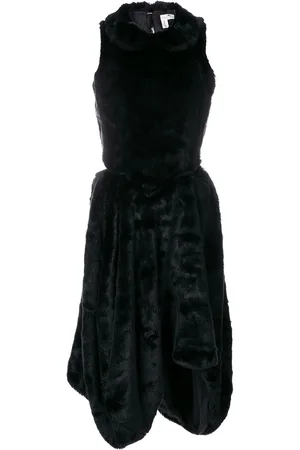 Comme des Garçons Kleid aus Kunstpelz