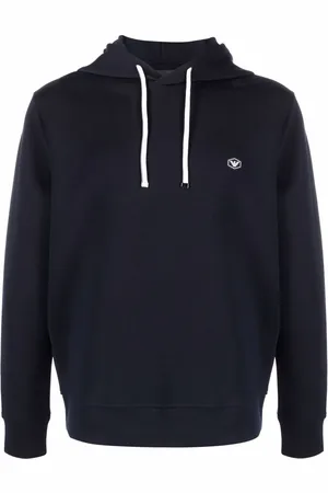Emporio Armani Hoodie mit Logo-Patch