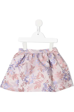 HUCKLEBONES LONDON Jacquard-Rock mit Blumenmuster