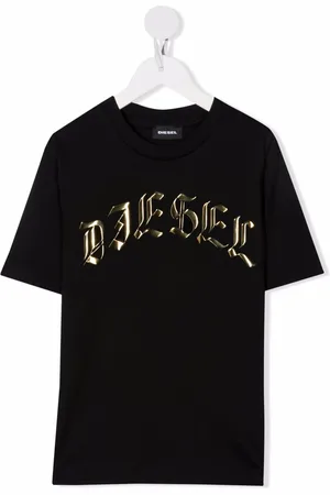 Diesel T-Shirt mit Gothic-Logo