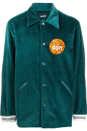 JUST DON Cordjacke im Basketball-Look