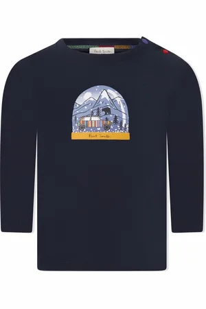 Paul Smith Langarmshirt mit Schneekugel-Print