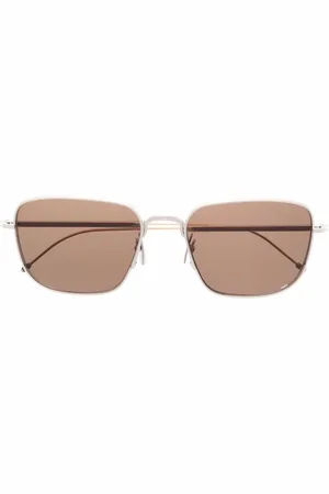 Thom Browne Sonnenbrille mit eckigem Gestell