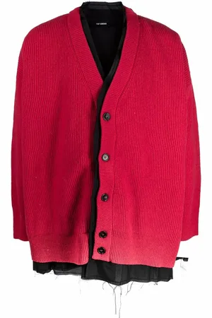 RAF SIMONS Cardigan im Layering-Look
