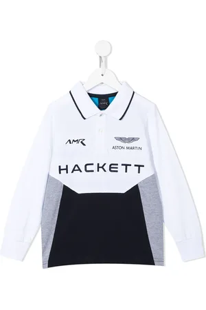 Hackett Poloshirt mit Logo-Print