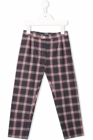 SIOLA Schmale Hose mit Karomuster