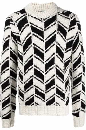 Saint Laurent Pullover mit Zickzackmuster
