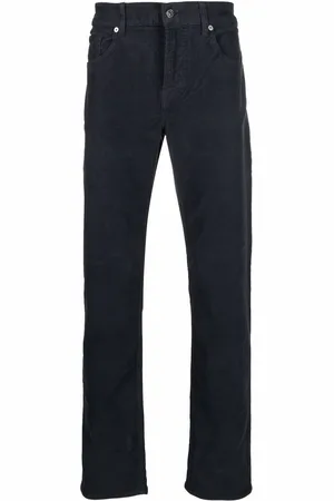7 for all Mankind Halbhohe Straight-Leg-Jeans