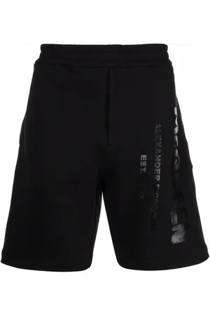 Alexander McQueen Joggingshorts mit Logo-Print