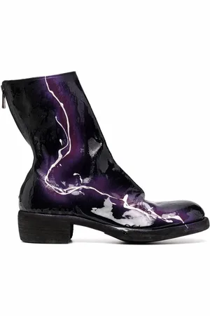 GUIDI Stiefel mit Glanzoptik