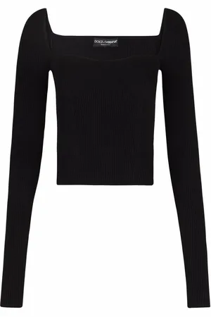 Dolce & Gabbana Pullover mit eckigem Kragen