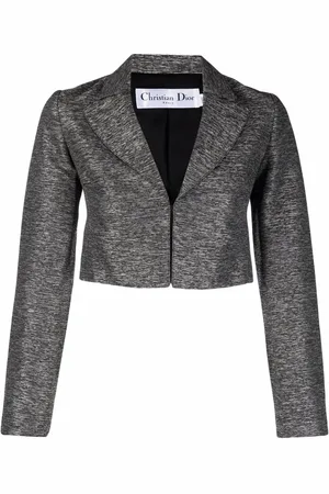 Dior 2000 melierte Cropped-Jacke
