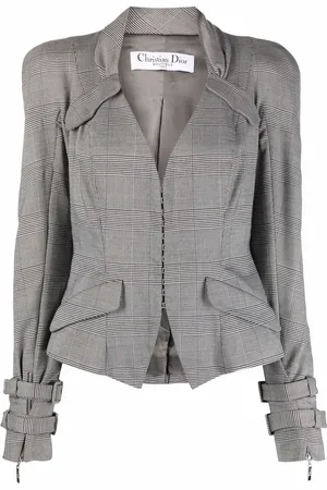 Dior 1990 karierte Jacke