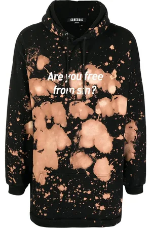 SANKUANZ Hoodie mit Batik-Print