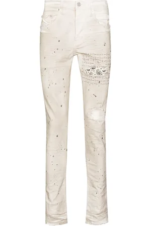 Purple Brand Skinny-Jeans mit Bandana-Patch