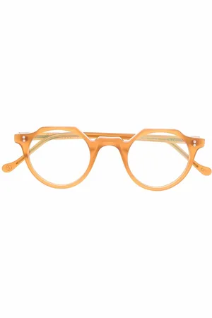 LESCA Brille mit marmoriertem Effekt