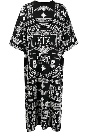 KTZ Kaftan mit Kirchen-Print
