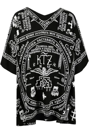 KTZ Kaftan mit Kirchen-Print