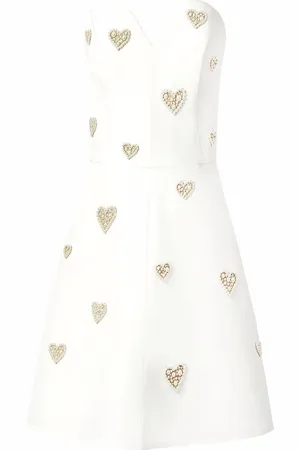 Carolina Herrera Kleid mit Perlen