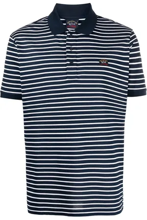 Paul & Shark Gestreiftes Poloshirt mit Patch