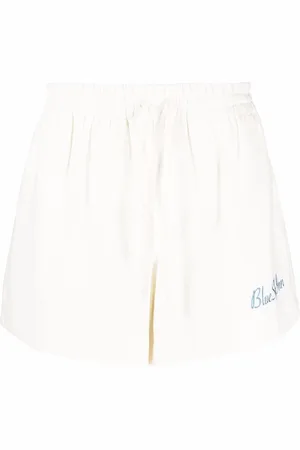 BLUE SKY INN Joggingshorts mit Logo-Stickerei