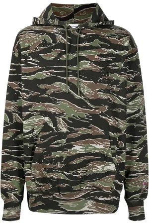 READYMADE Hoodie mit Camouflage-Print