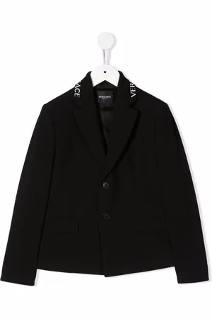 VERSACE Blazer mit Intarsien-Kragen