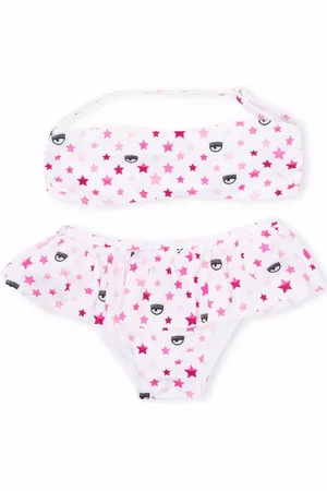 Chiara Ferragni Neckholder-Bikini mit Logo-Print