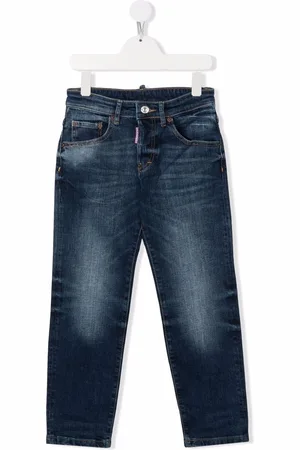 Dsquared2 Halbhohe Slim-Fit-Jeans