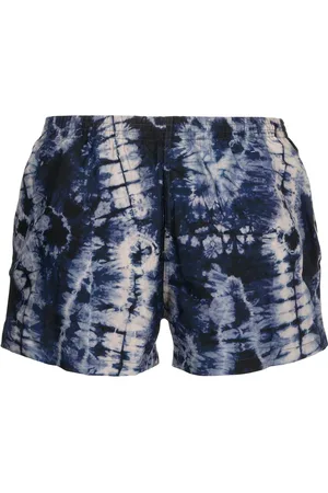 T.U.K. Badeshorts mit Batikmuster