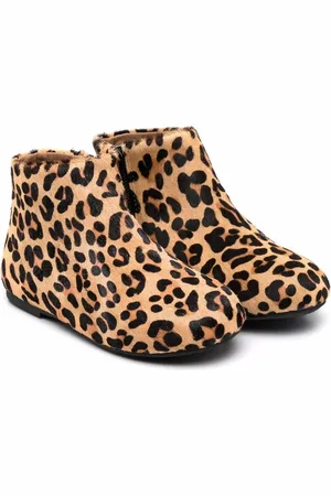 AGE OF INNOCENCE Chiara Stiefel mit Leoparden-Print