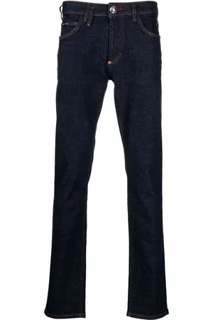 Philipp Plein Iconic Plein Super-Straight-Cut-Jeans