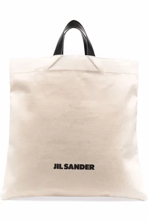Jil Sander Shopper mit Logo-Print