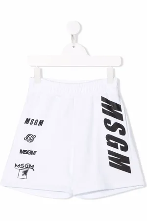 Msgm Bermudas mit Logo-Print