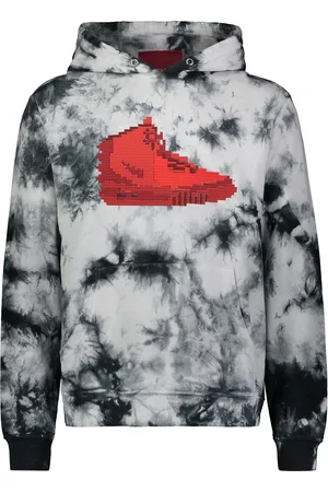 MOSTLY HEARD RARELY SEEN Hoodie mit Batikmuster