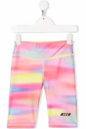 Msgm Shorts mit Batikmuster